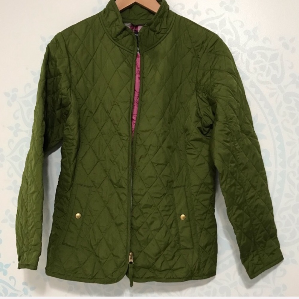 Land’s End Lightweight Quilted Jacket Sz L